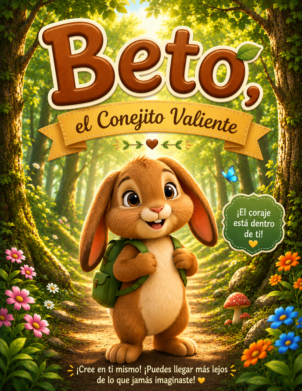 Portada del libro Beto, el Conejito Valiente